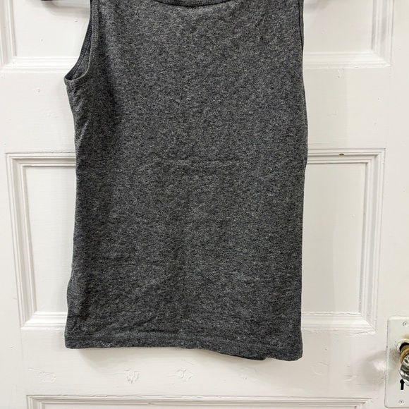 H&M Essential Grey Speckled Sleeveless Gray Tank Top - Sz Small - Picture 11 of 12
